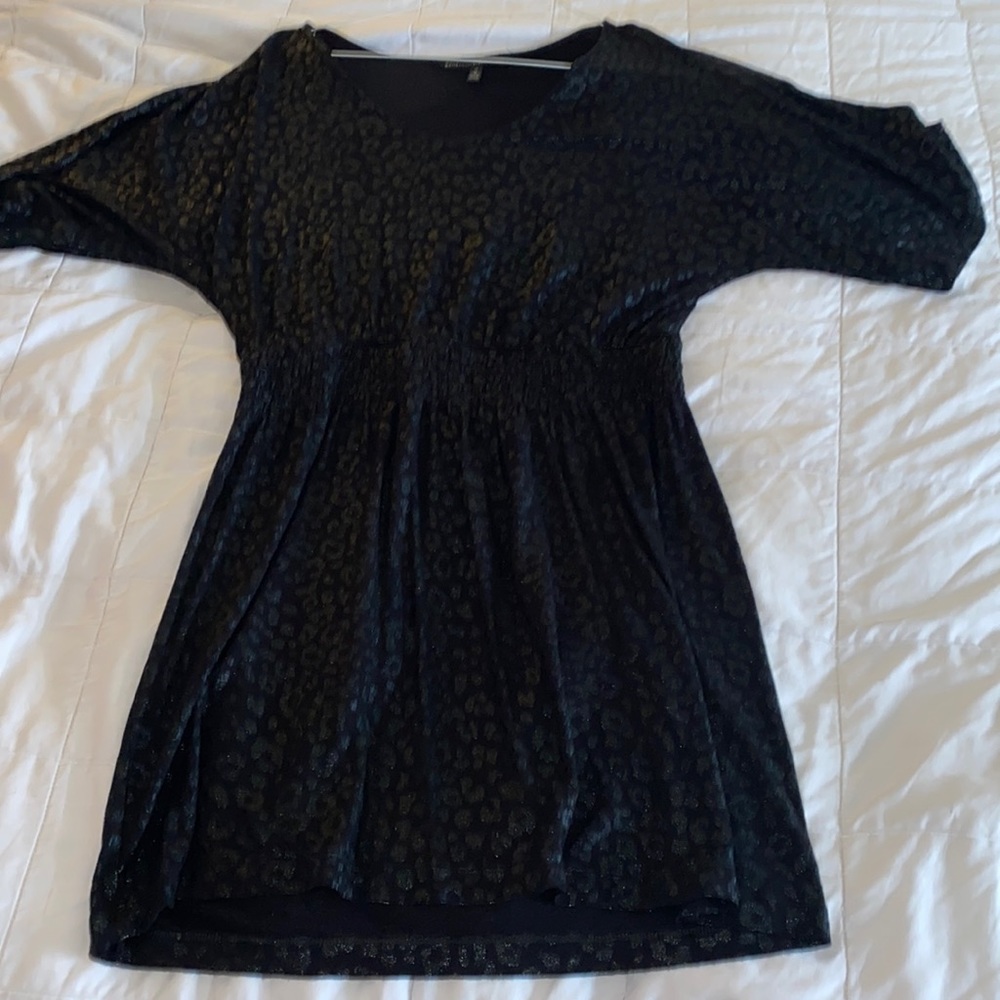 White House / Black Market Leopard print dress